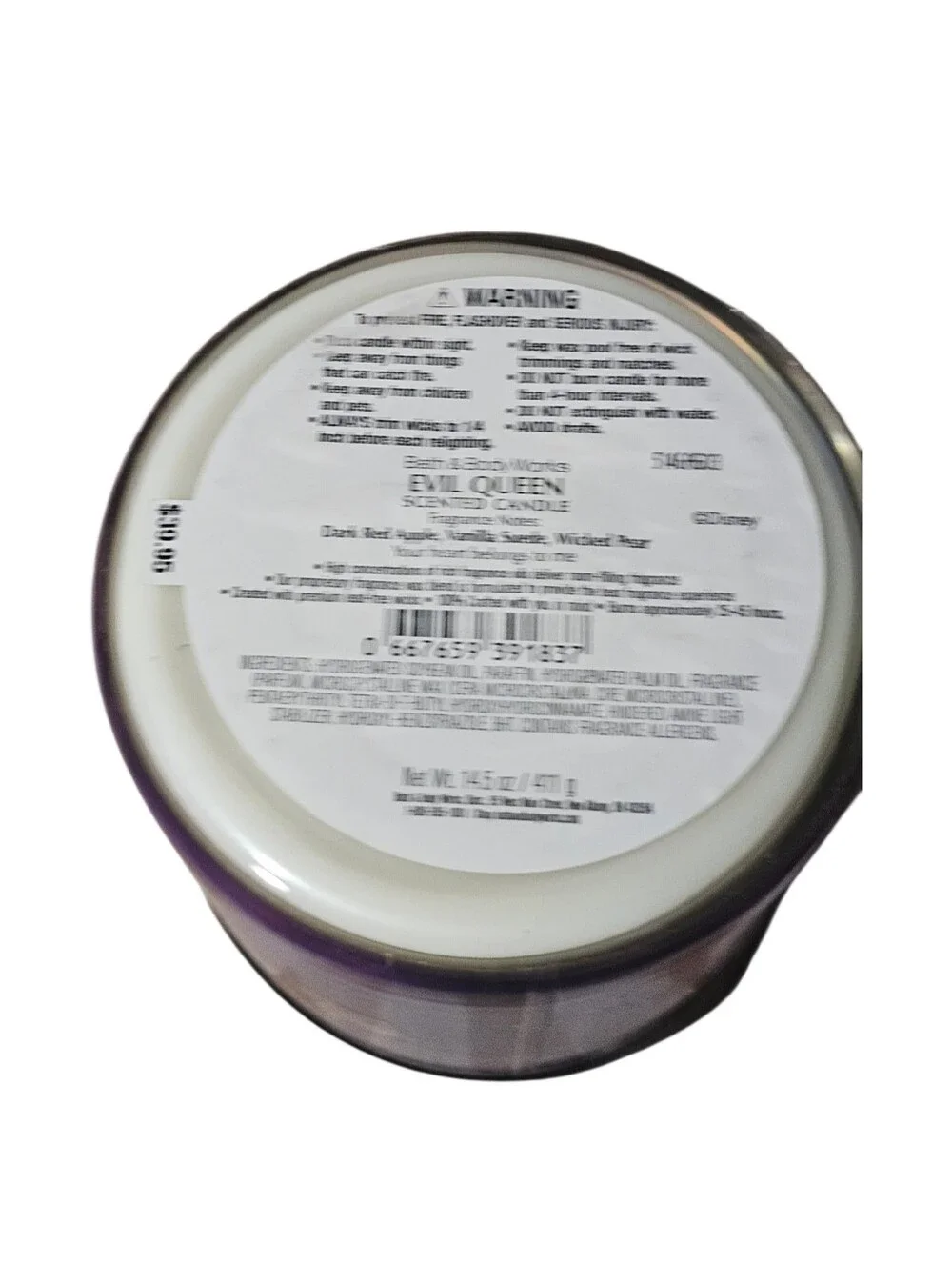 Bath & Body Works Disney Villains 3-Wick Candle - EVIL QUEEN